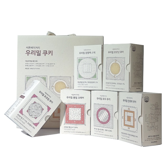 우리밀쿠키선물세트 6종