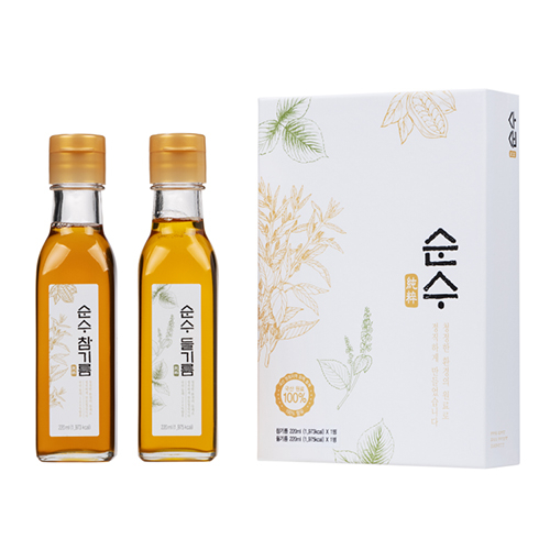 프리미엄 참기름 선물세트 2종